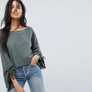 Free People Holala Crop Sweatshirt